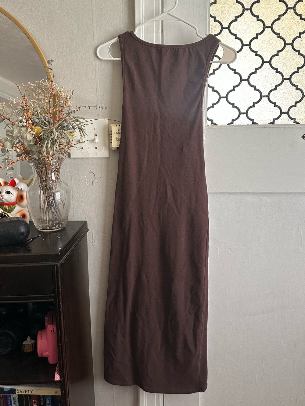 Gil Rodriguez Valentine Brown Midi Dress